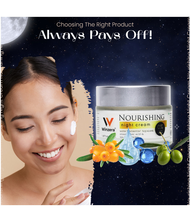 Ayuzera Nourishing Night Cream 50gm (Aqua, And Glycerine)