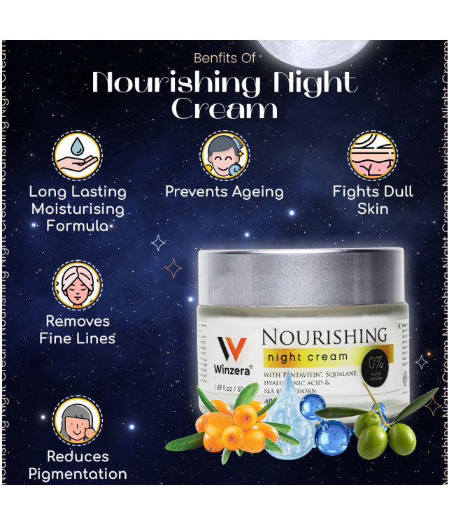 Ayuzera Nourishing Night Cream 50gm (Aqua, And Glycerine)