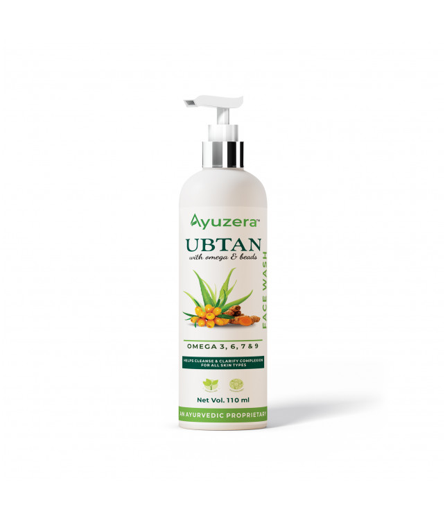 Wellwith Ubtan Omegas & Beads Face Wash