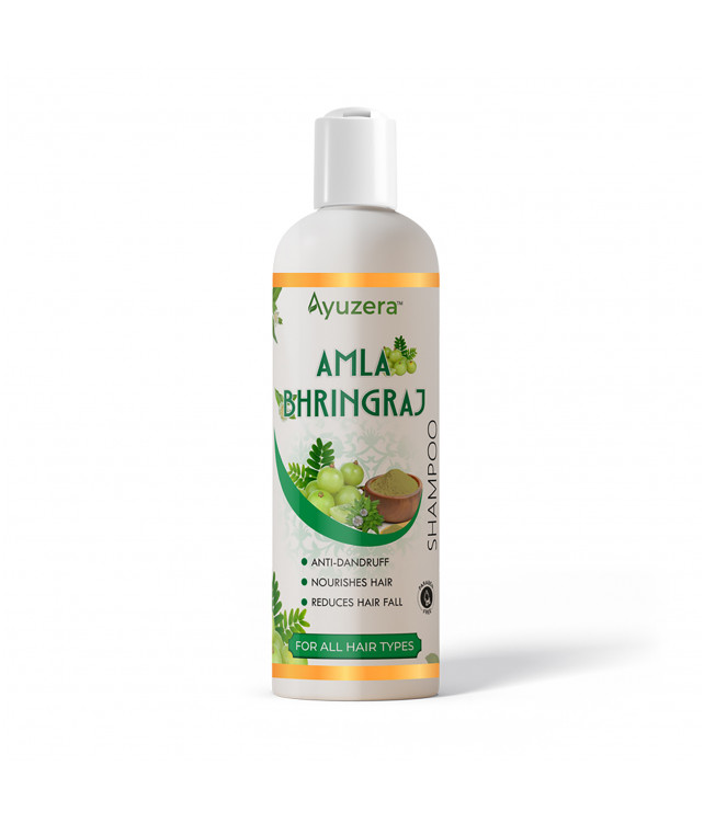 Ayuzera AMLA BHRINGRAJ SHAMPOO 200 ml (With Amla Extract, Bhringraj Extract)
