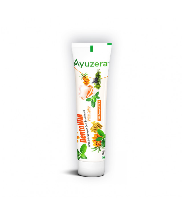 Ayuzera DentoWin Tooth Gel 100gm (With Tulsi and Sea Buckthorn Oil )