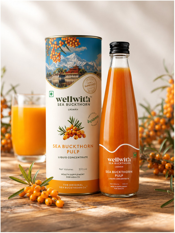 Wellwith Sea buckthorn Pulp