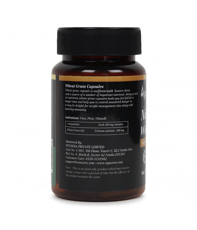 Ayuzera Natural Wheatgrass 500mg 60 Capsules