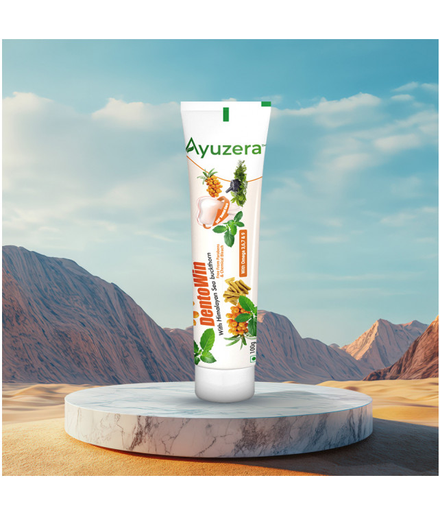 Ayuzera DentoWin Tooth Gel 100gm (With Tulsi and Sea Buckthorn Oil )