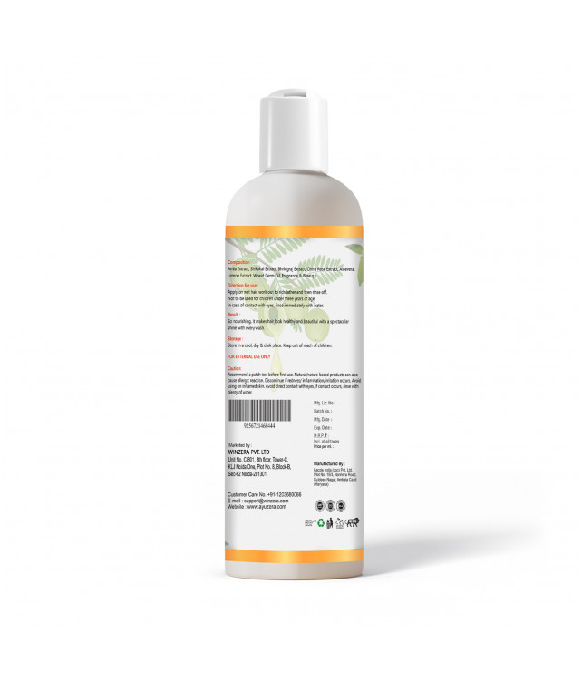 Ayuzera AMLA BHRINGRAJ SHAMPOO 200 ml (With Amla Extract, Bhringraj Extract)