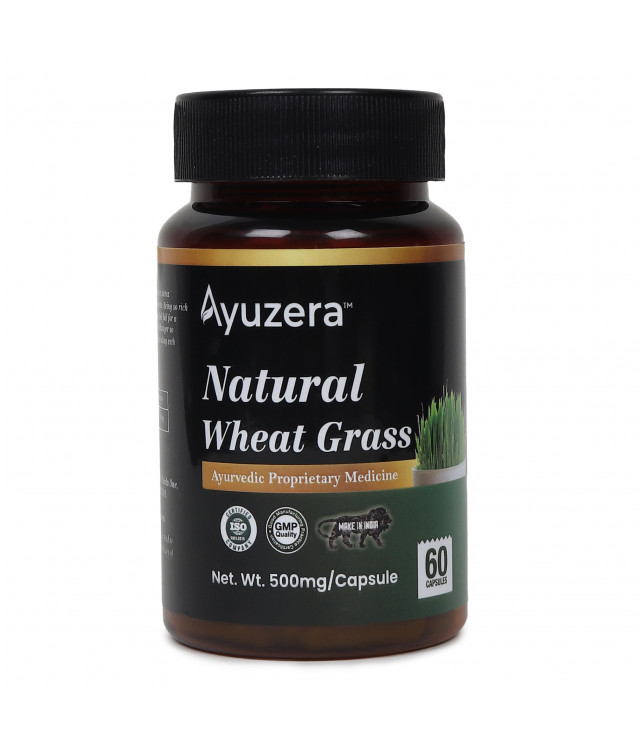 Ayuzera Natural Wheatgrass 500mg 60 Capsules