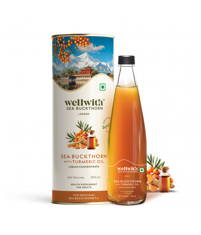WellWith Sea Buckthorn With Turmeric Oil 300ml