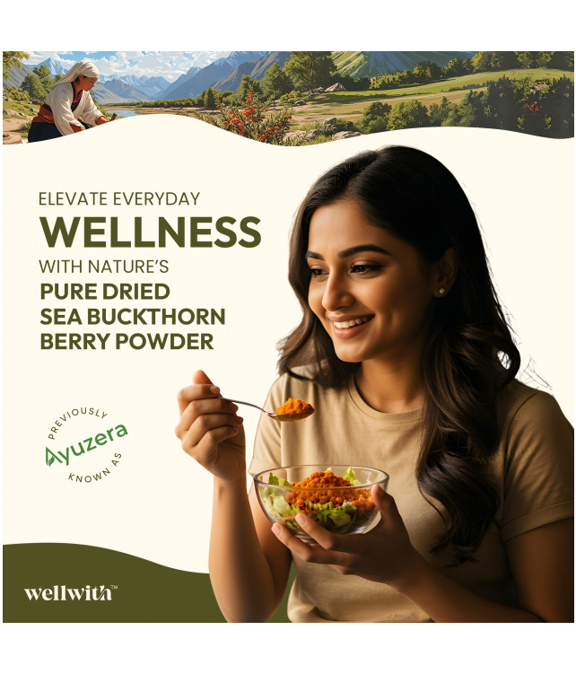 Wellwith Sea bukcthorn Dry Berry Powder 100G