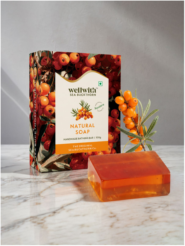 Wellwith Sea Buckthorn Natural Soap