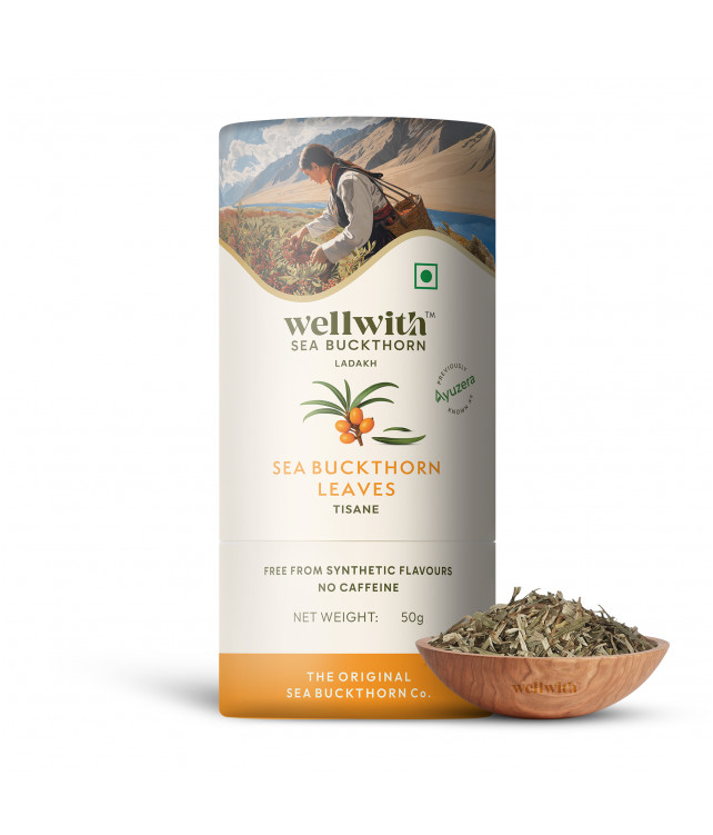 WellWith Sea Buckthorn Leaf Tea 50G