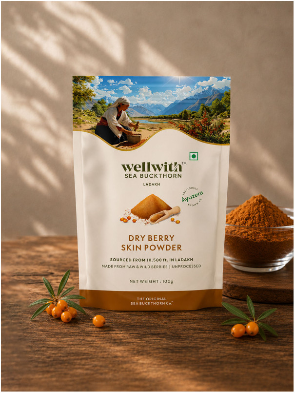 Wellwith Sea bukcthorn Dry Berry Powder 100G