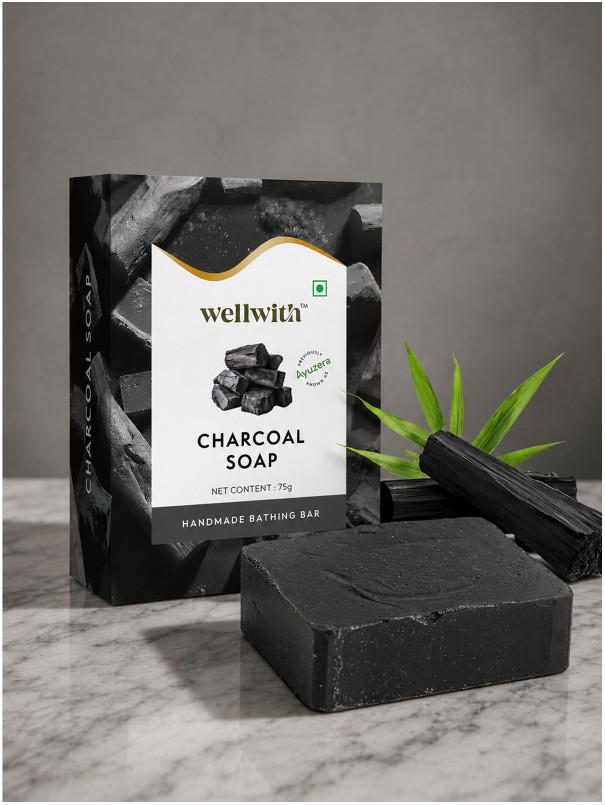 Wellwith Charcoal Soap