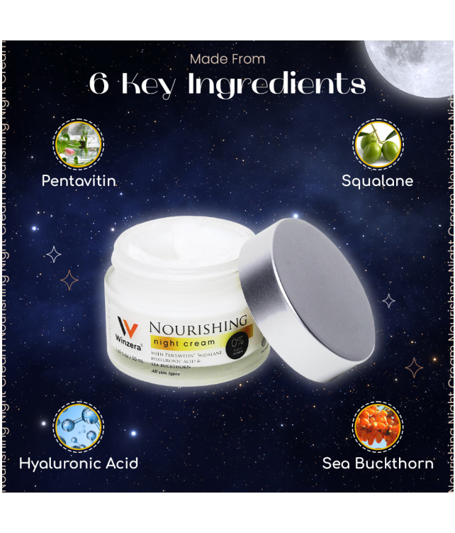 Ayuzera Nourishing Night Cream 50gm (Aqua, And Glycerine)