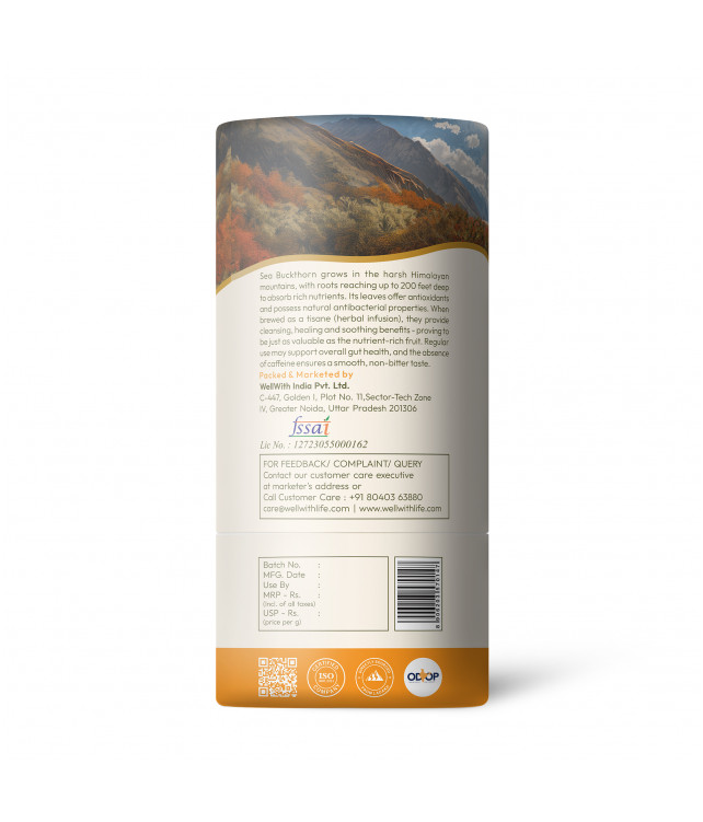 WellWith Sea Buckthorn Leaf Tea 50G