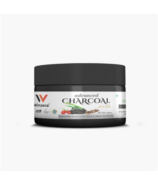 Ayuzera Charcoal Face Scrub 50gm (With Aqua, And Glycerine)