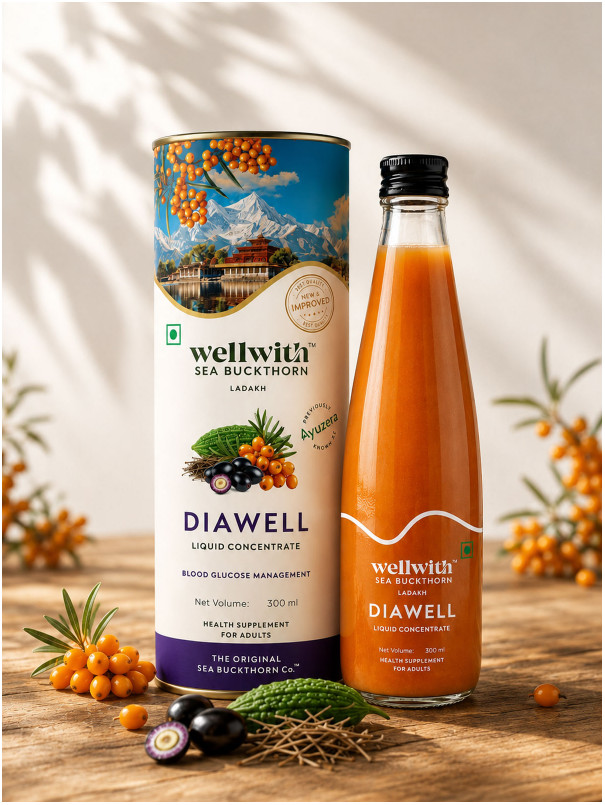 WellWith Sea Buckthorn DiaWell 300ml